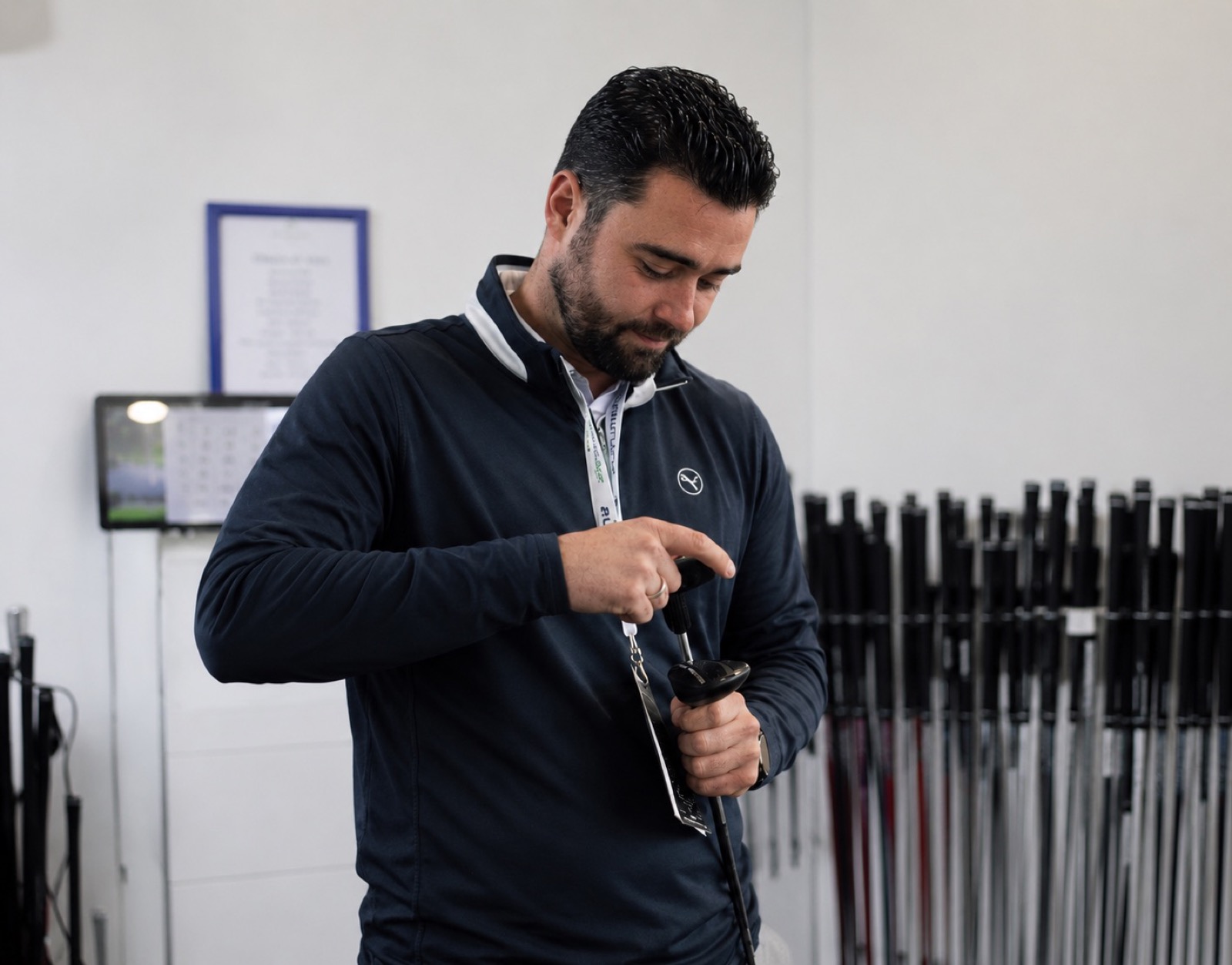 Custom club fitting session at Broadlands Golf, Wolverhampton